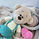 Плюшевый мишка вязаная игрушка вязаный мишка. Амигуруми куклы и игрушки. Рыжий кот (магазин вязаных идей). Ярмарка Мастеров.  Фото №9