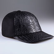 Аксессуары handmade. Livemaster - original item Baseball cap made of genuine crocodile leather IMA0329B5. Handmade.