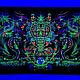 Psychedelic luminous canvas 'Royal Cobra'. Decor. anahart. Online shopping on My Livemaster.  Фото №2