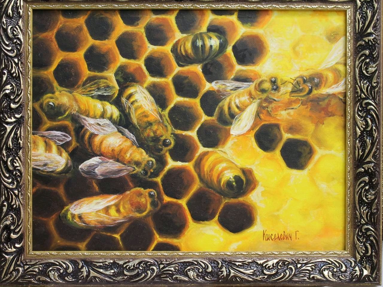 Картина с пчелами купить старые