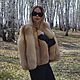 coat. jacket. Bolero from fur of the Siberian red Fox. Fur Coats. Zimma. My Livemaster. Фото №4