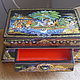 Palekh lacquer box 'By magic'. Souvenirs3. Palekh (AnnaKosach). Online shopping on My Livemaster.  Фото №2