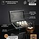 Набор "LIMITED EDITION" камни для виски из белого нефрита, Подарочные боксы, Иркутск,  Фото №1