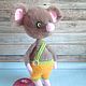 Mouse in yellow pants. Stuffed Toys. Toysufa. Online shopping on My Livemaster.  Фото №2