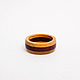 Wide wooden ring
