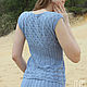 Openwork Cotton Top / Knitted Tank Top. Tops. Knitwear shop Fairy Tale by Irina. Online shopping on My Livemaster.  Фото №2