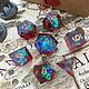 Дайсы, кубики ручной работы для DnD (Dungeons and Dragons) Light Warp. Фишки и кости. Fantasy Minis. Ярмарка Мастеров.  Фото №4
