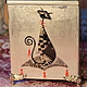 Коробочка "Кошачья жизнь". Шкатулки. Декор-студия Тальяновой Анны. Ярмарка Мастеров.  Фото №4