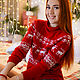Order New year's sweater. Yuliya knitting. Livemaster. . Sweaters Фото №3