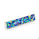Tie clip. Turquoise, Lapis Lazuli, Charoite, Mother Of Pearl. Mosaic, Tie clip, Moscow,  Фото №1