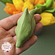 Silicone soap mold Tulip Leaf, Form, Zheleznodorozhny,  Фото №1