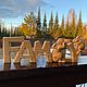 Деревянный декор буквы FAMILY с зайками. Статуэтки. СМОЛА - Семейная Мастерская. Ярмарка Мастеров.  Фото №6