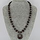 Necklace made of natural stones agate and bronze. Necklace. Magic box. My Livemaster. Фото №4