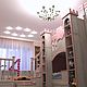 Детская кровать-замок. Кровати. Василий (SofiWood). Интернет-магазин Ярмарка Мастеров.  Фото №2