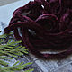 Chenille 5 mm Bordeaux. Cords. Fantasyland. Online shopping on My Livemaster.  Фото №2