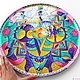 Large mandala 'Enlightenment of the mind' plate porcelain d40 cm. Plates. Art by Tanya Shest. My Livemaster. Фото №5