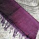  Handmade woven scarf made of Italian yarn linen cotton. Scarves. rezan (rezan). Online shopping on My Livemaster.  Фото №2
