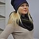A set of knitted cap, beanie and Snood. Headwear Sets. Olga Lado. My Livemaster. Фото №4