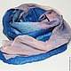 scarf felted Indigo. Scarves. allenclave. Online shopping on My Livemaster.  Фото №2