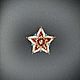Brooch-pin: Red star. Brooches. Mandarinka (mandarinka-rnd). Online shopping on My Livemaster.  Фото №2