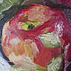 Order Apples in a vase, painting on canvas, still life with apples. myfoxyart (MyFoxyArt). Livemaster. . Pictures Фото №3