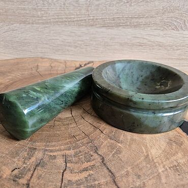 Посуда ручной работы. Ярмарка Мастеров - ручная работа Ступка из Нефрита. Handmade.