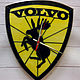 Часы  "VOLVO - Скачущий лось" (Prancing Moose). Часы классические. Мастерская Бабушки Совы. Ярмарка Мастеров.  Фото №4