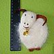 Brooch 'Sheep'. Brooches. The author felt from Andi. Online shopping on My Livemaster.  Фото №2