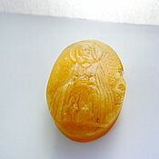 Украшения handmade. Livemaster - original item st. seraphim of sarov amber r-555. Handmade.