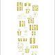 Gemini Foil Stamp Elements Die. Scrapbooking Tools. Nostalgia. My Livemaster. Фото №4