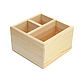 Order Box for napkins and spices. Kitchen organizer 3 divisions. Art.40008. SiberianBirchBark (lukoshko70). Livemaster. . Crates Фото №3