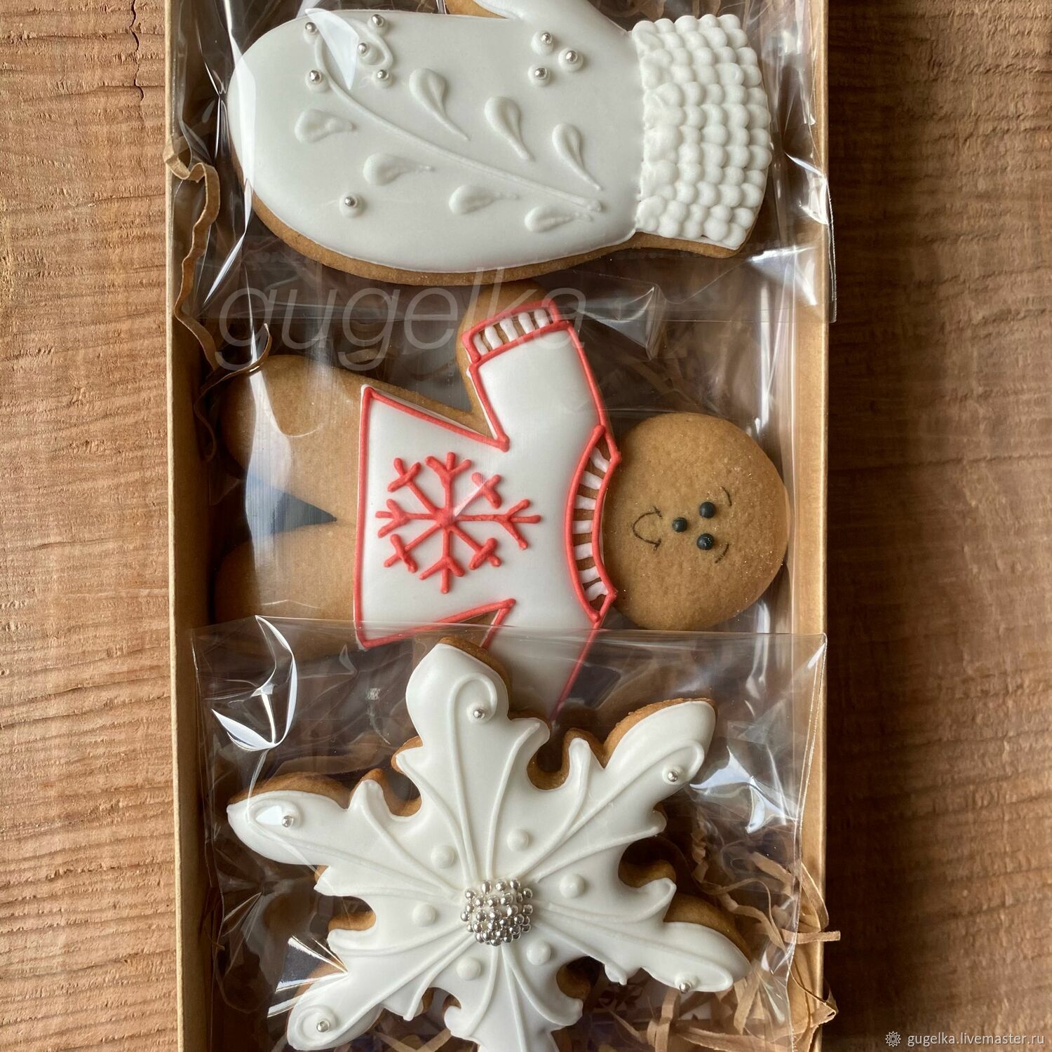 Новогодние пряники «Пряня, елочка и варежка» в интернет-магазине ...