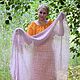 Scarves:Silk Road lace shawl beige downy downy. Shawls1. Down shop (TeploPuha34). My Livemaster. Фото №6