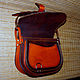 Leather bag 'JAGDTASH URBAN' medium. Classic Bag. NETABUKVA. My Livemaster. Фото №4