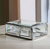 Свадебный салон handmade. Livemaster - original item Wedding box. Box of Tiffany bevelled glass. Handmade.