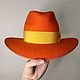 Fedora 'Agent O' felt hat. Hats1. Felt Hats Shop. My Livemaster. Фото №4