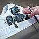 Кроссовки белые, кастом обуви Nike Air Force 1, kaws, ручная роспись. Кроссовки. Olgavolgoart. Роспись одежды и обуви. Кастом. Ярмарка Мастеров.  Фото №9