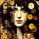  Abstract portrait of a girl, a woman. Klimt, Pictures, St. Petersburg,  Фото №1