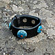 Leather bracelet decorated with turquoise. Bead bracelet. Kooht. Online shopping on My Livemaster.  Фото №2