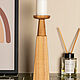 Order Ash candlestick in natural color, 24 cm. Foxwoodrus. Livemaster. . Candlesticks Фото №3