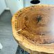 Table made of sawn poplar with local filling with ep. resin. Tables. Custom furniture making U.LOFT. My Livemaster. Фото №4
