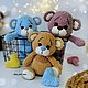 Мишка вязаный ручной работы. Мягкие игрушки. olya_and_toys (lubimkidlyavas). Ярмарка Мастеров.  Фото №5