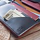 Sequoia Big Leather Travel Wallet. Purse. Mox workshop. My Livemaster. Фото №5