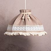 Для дома и интерьера handmade. Livemaster - original item Pendant Lamp Shade light brown 