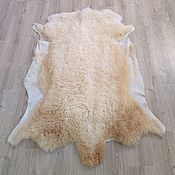 Для дома и интерьера handmade. Livemaster - original item Sheep skin 140cm/90cm Natural color. Handmade.