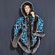 Poncho long from the scarf 'Russian beauty', Ponchos, Moscow,  Фото №1