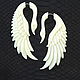  Swan earring made of Buffalo bone. Single earring. Garuda. Online shopping on My Livemaster.  Фото №2