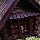 Заказать Интерьерная подвеска Избушка на курьих ножках. Ольга Чевина Сумки, брелоки из кожи. Ярмарка Мастеров. . Подвесы для кашпо Фото №3