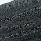Материалы для творчества handmade. Livemaster - original item Braid: Chanel-style braid in black. Handmade.