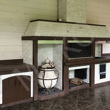 Барбекю с тандыром и печью под казан. . Сувениры и подарки ручной работы - Ярмарка Мастеров Сувениры и подарки ручной работы. Ярмарка Мастеров - ручная работа Барбекю с тандыром и печью под казан. Handmade.